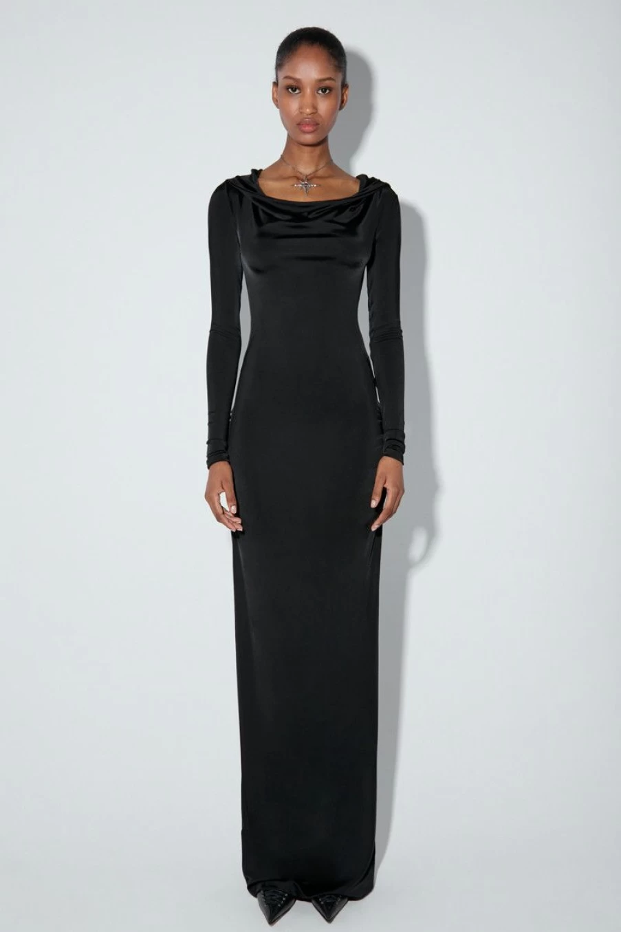 MISBHV Hooded Long Dress Black Online