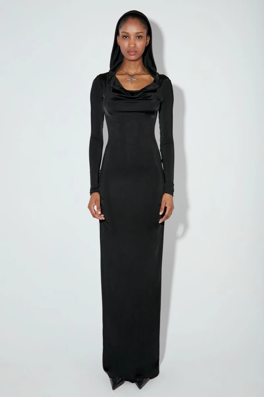 MISBHV Hooded Long Dress Black Online