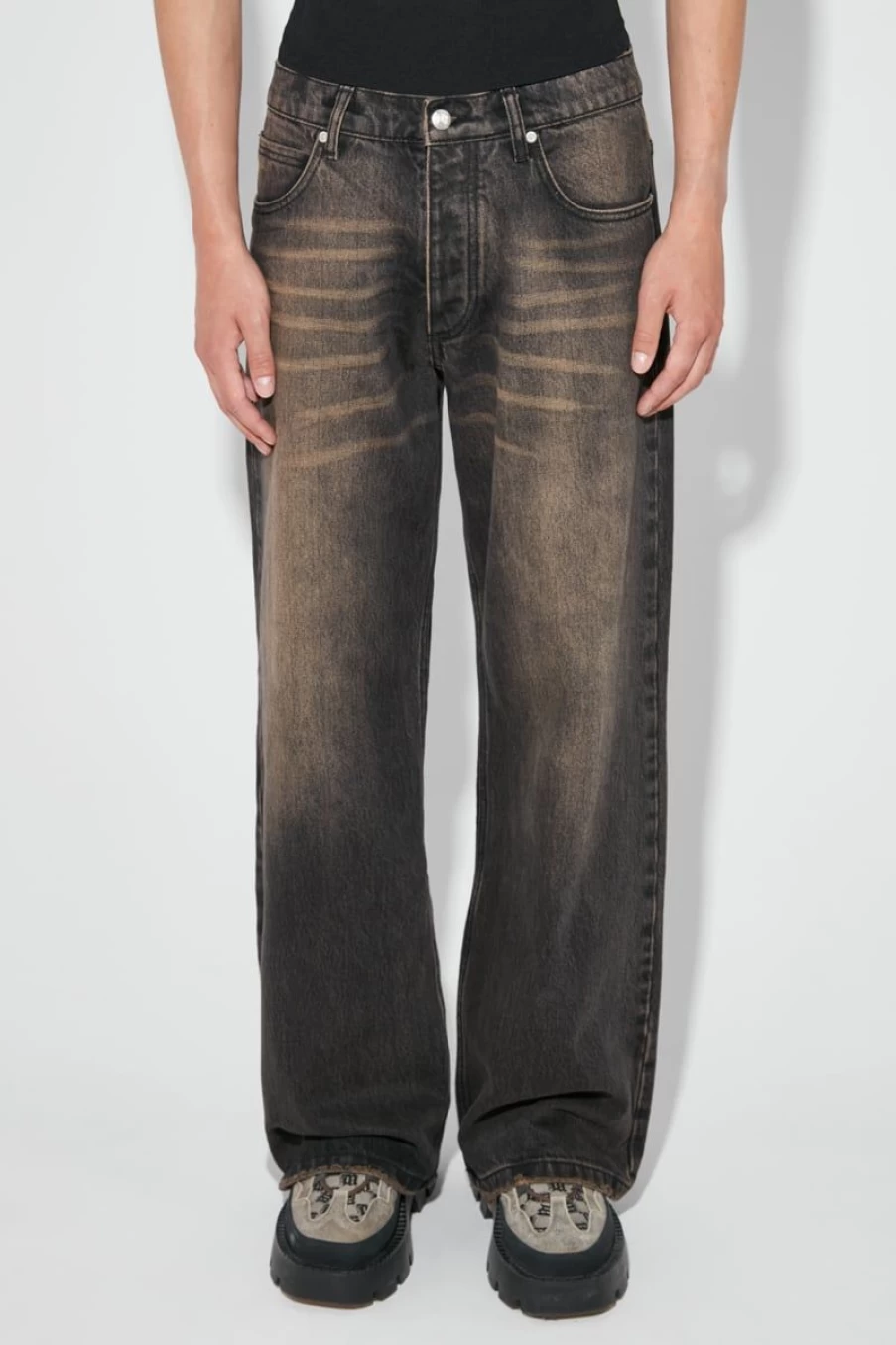 MISBHV 2000 Trousers Gold Dust Wash Black/Brown Hot