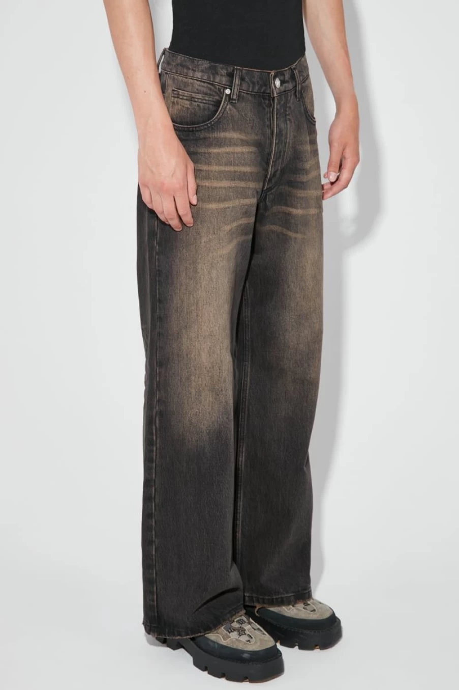 MISBHV 2000 Trousers Gold Dust Wash Black/Brown Hot