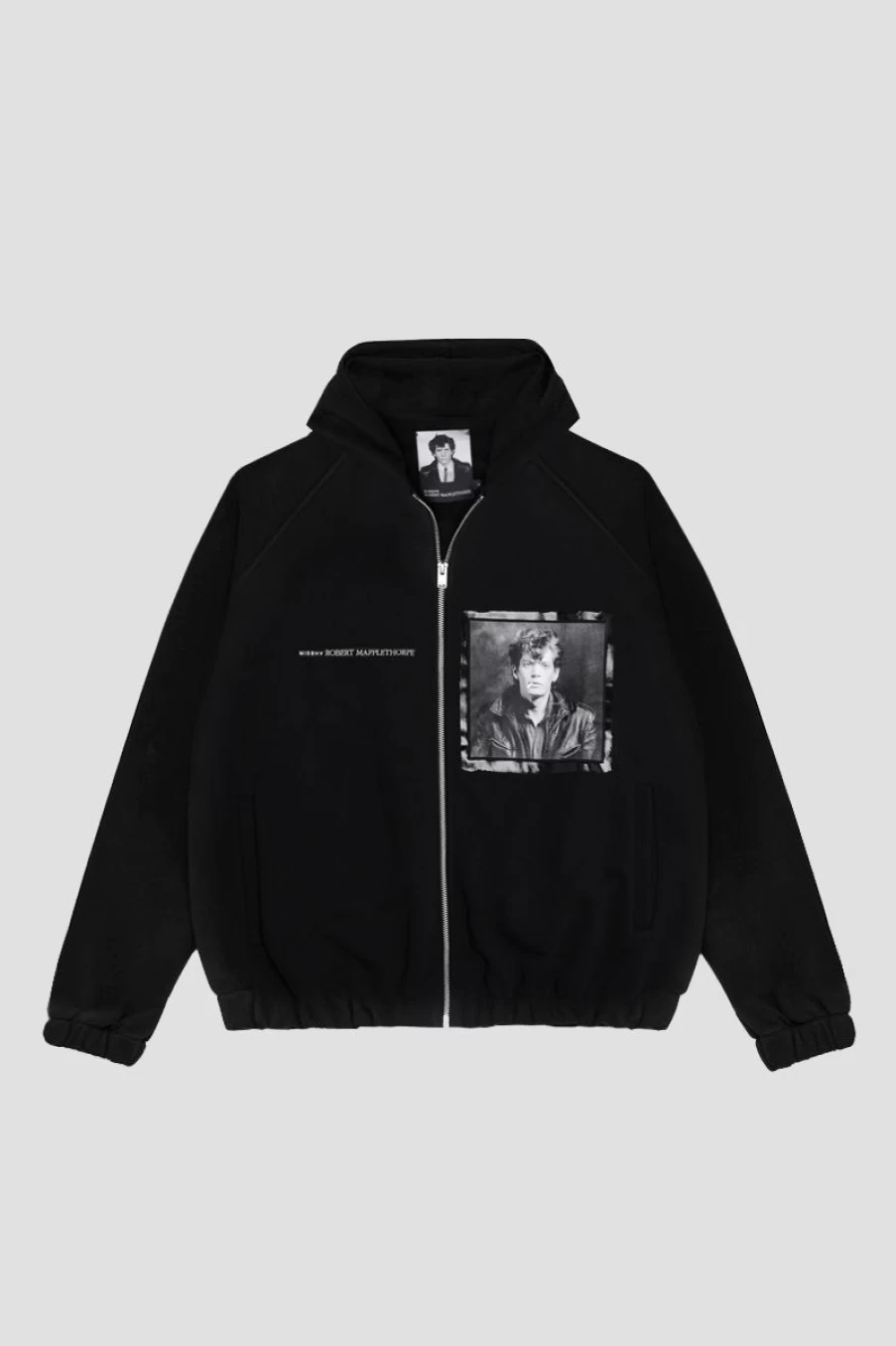 MISBHV Self Portrait 1980/ Robert Mapplethorpe Zip Hoodie Black Wholesale