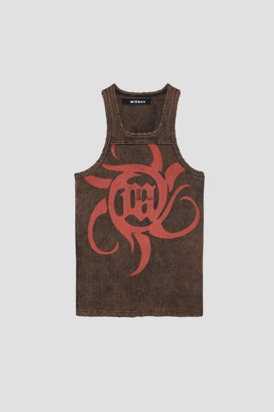 MISBHV The Beach Tank Top Washed Brown Hot