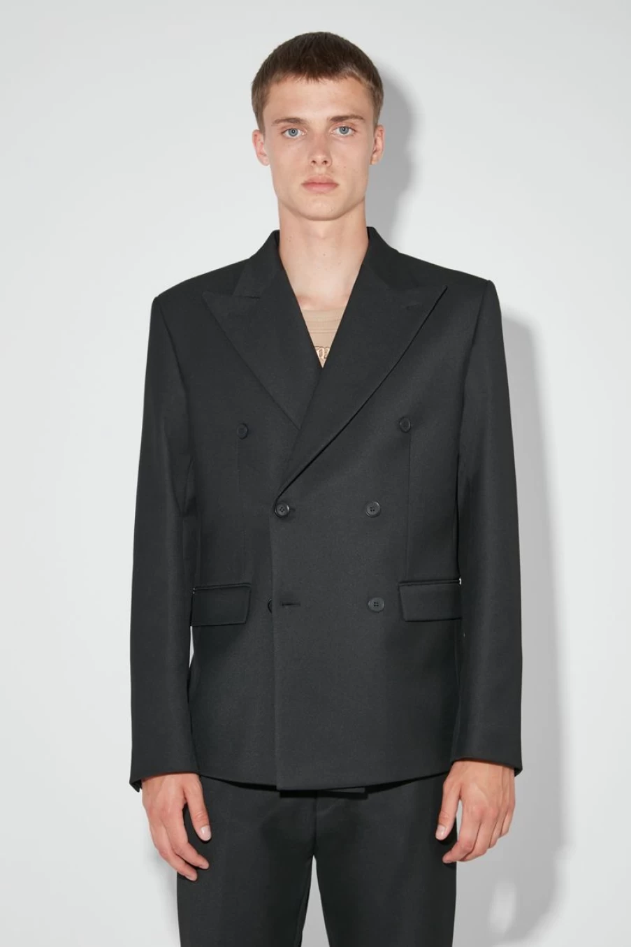 MISBHV Double Breasted Blazer Black New