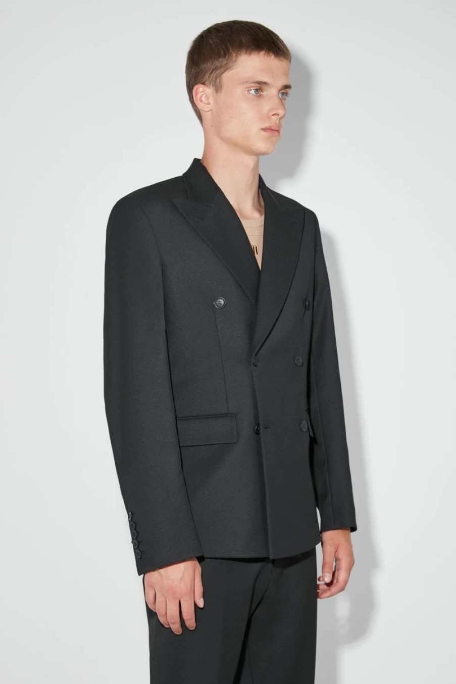 MISBHV Double Breasted Blazer Black New