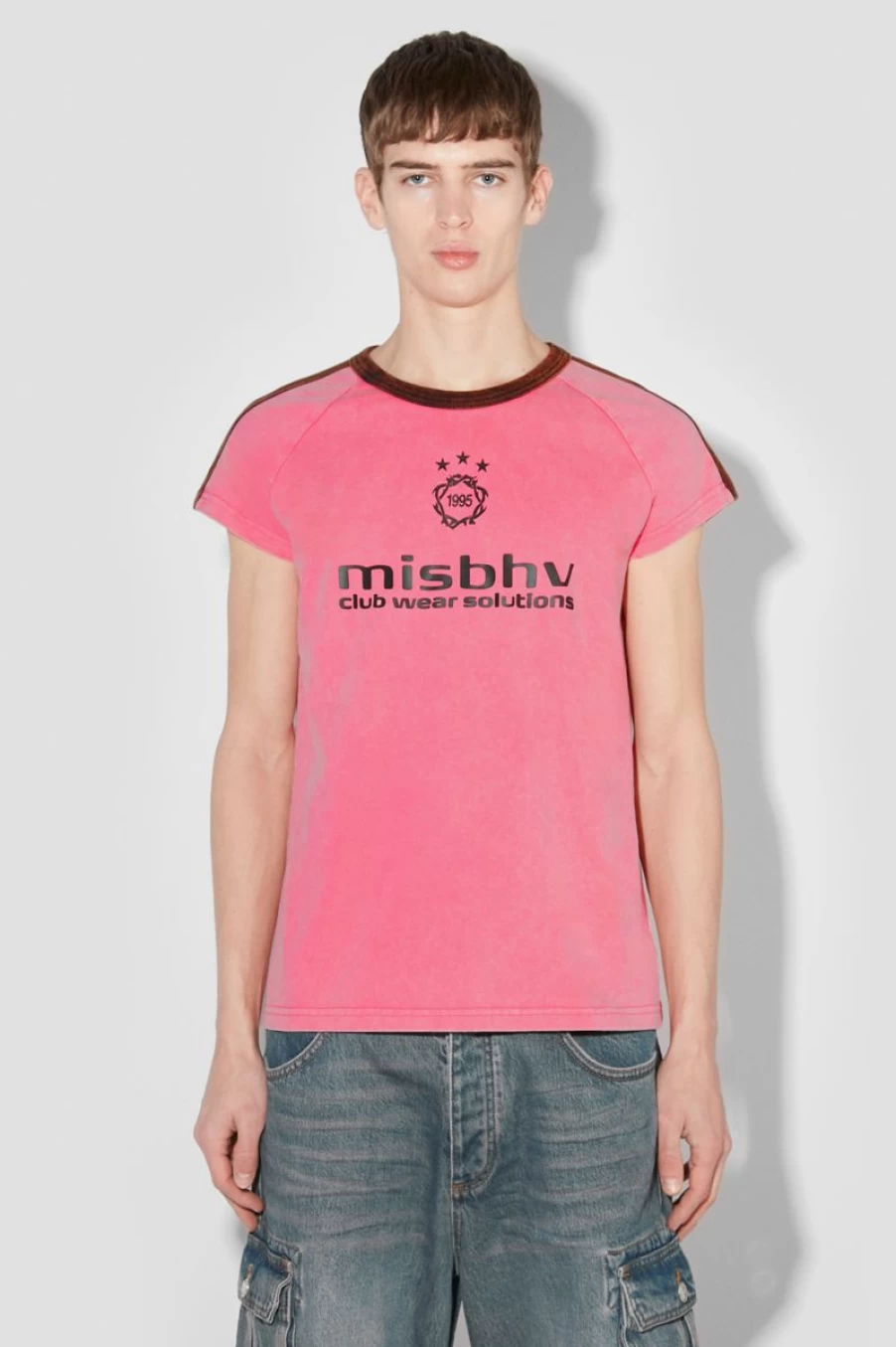 MISBHV Hools T-Shirt Washed Pink New