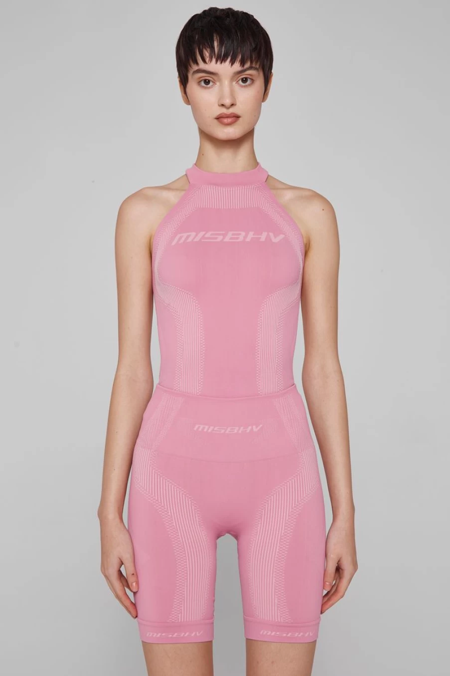 MISBHV Sport Halter Top Bubblegum New