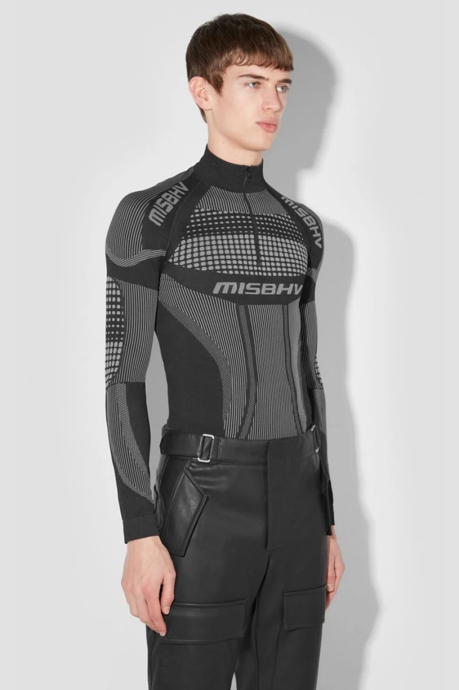 MISBHV Sport Europa Quarter-Zip Longsleeve Muted Black Clearance