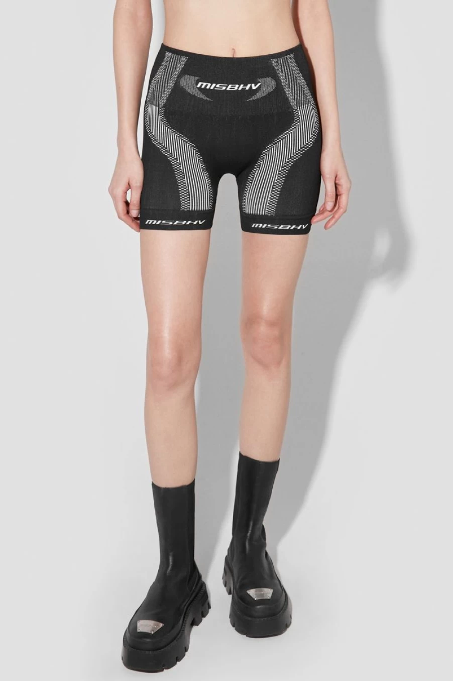 MISBHV Sport Active Wear Shorter Shorts Black/White Online