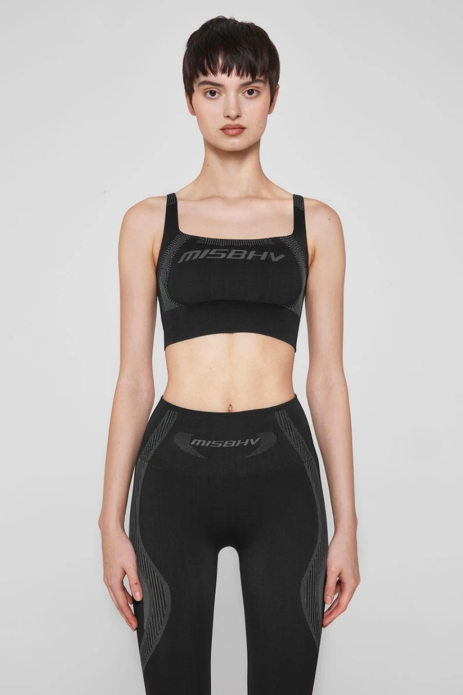 MISBHV Sport Bra Top Muted Muted Black Hot