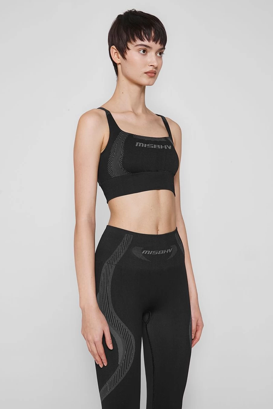 MISBHV Sport Bra Top Muted Muted Black Hot