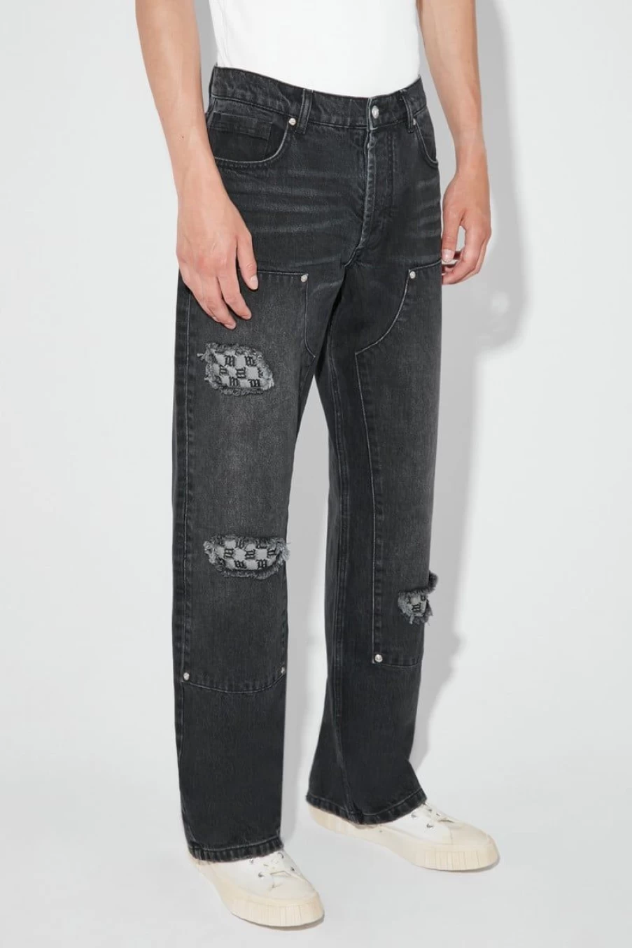 MISBHV Monogram Carpenter Trousers Black Online