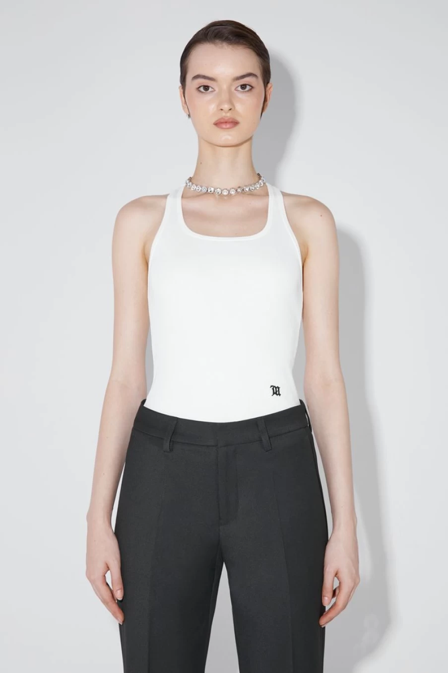 MISBHV The M Tank Top White Wholesale