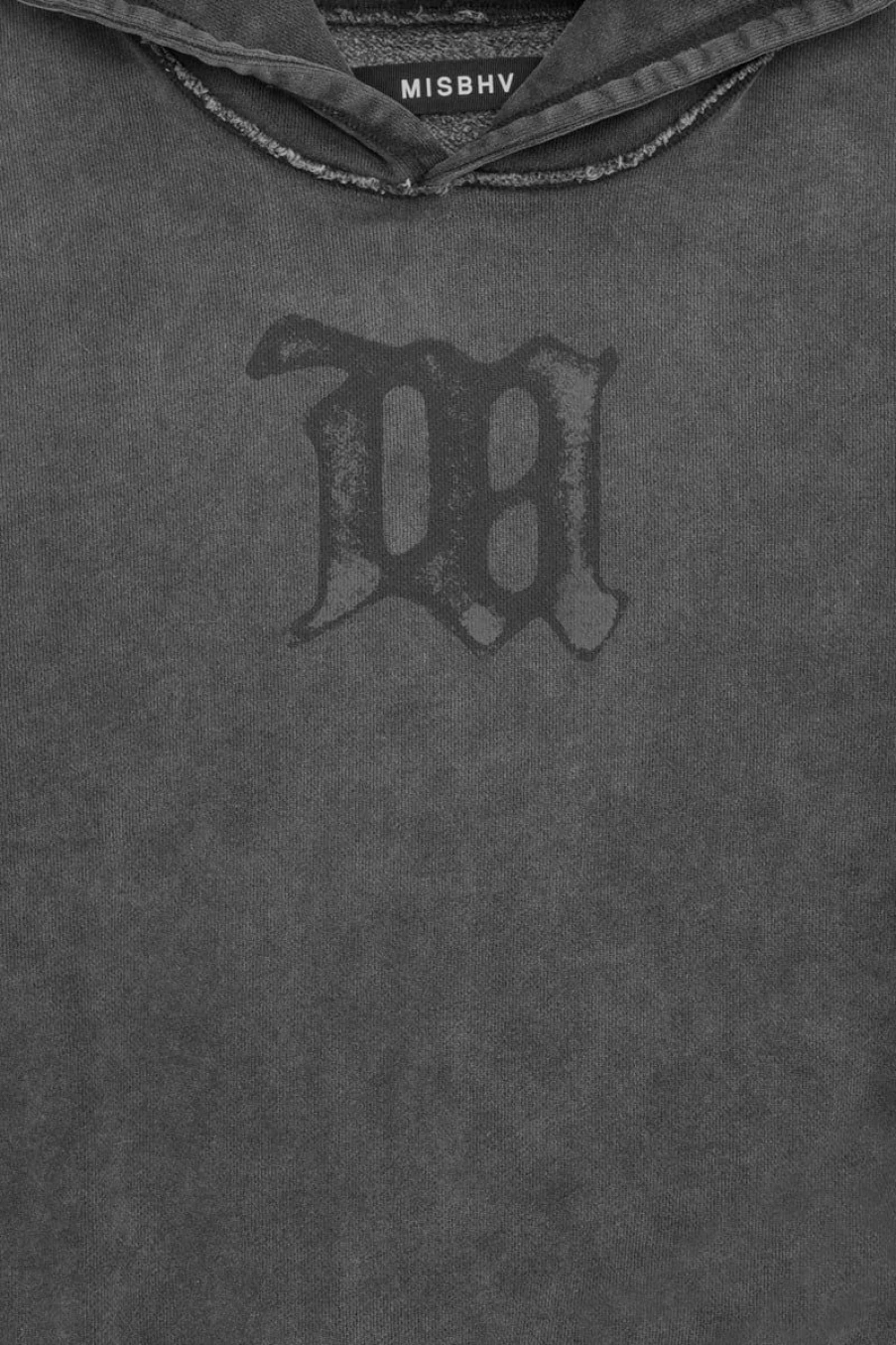 MISBHV Signature Hoodie Washed Black Clearance