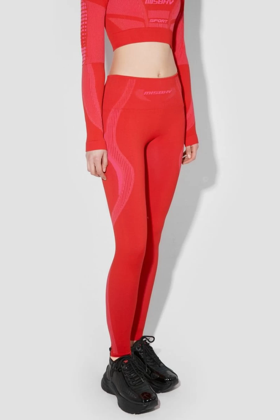MISBHV Sport Leggings Coral Red Hot