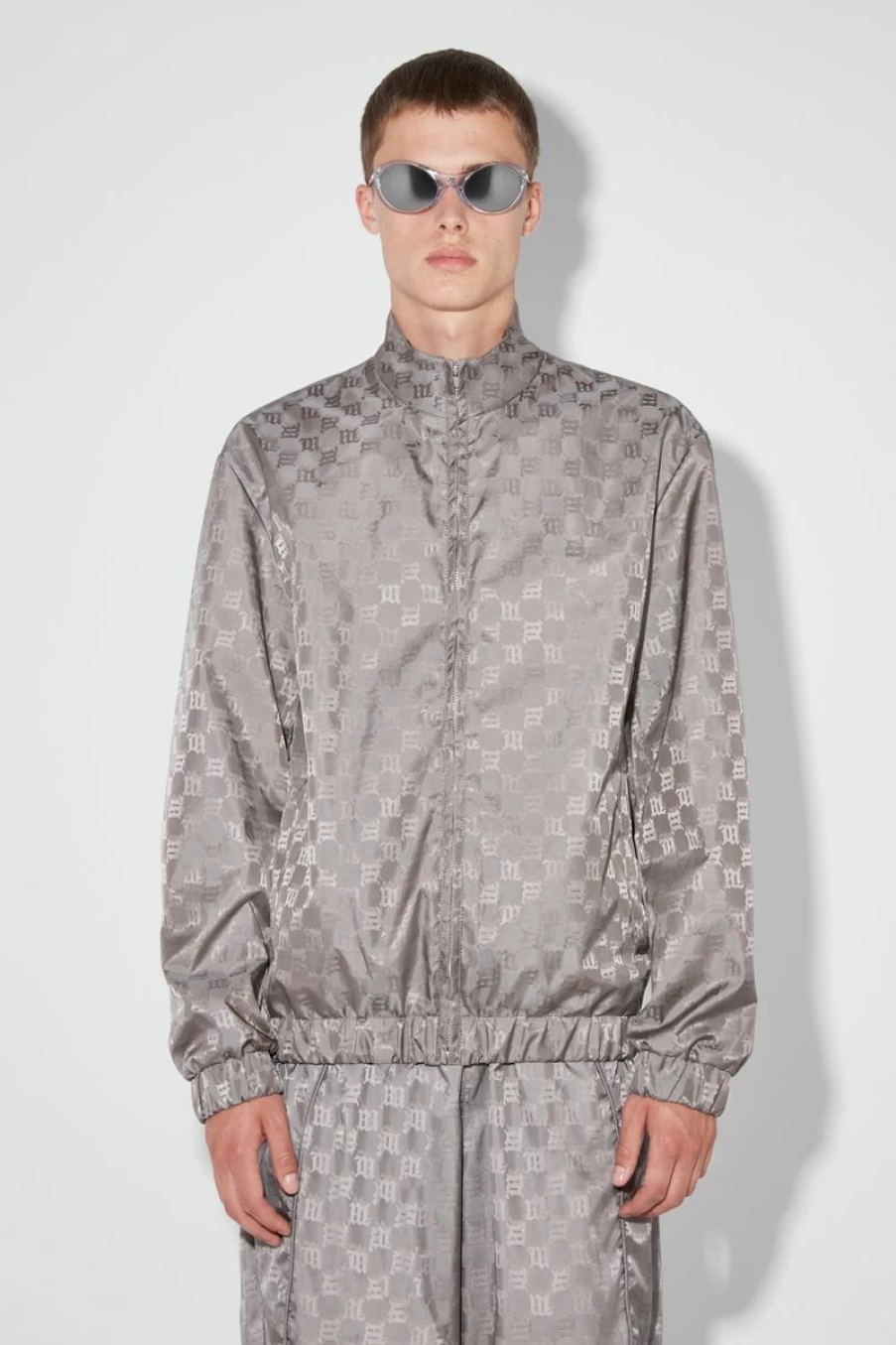 MISBHV Nylon Monogram Track Jacket Grey Online