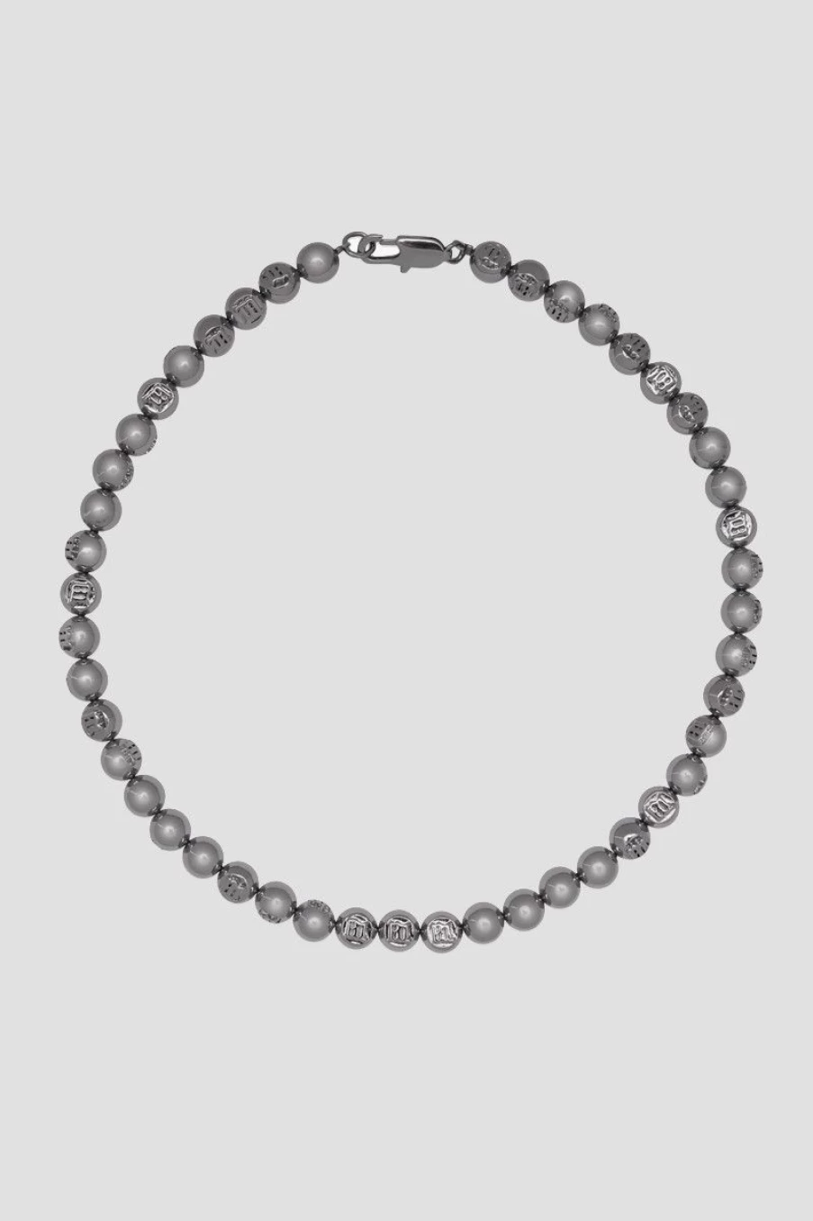 MISBHV Ball Logo Chain Necklace Silver Wholesale