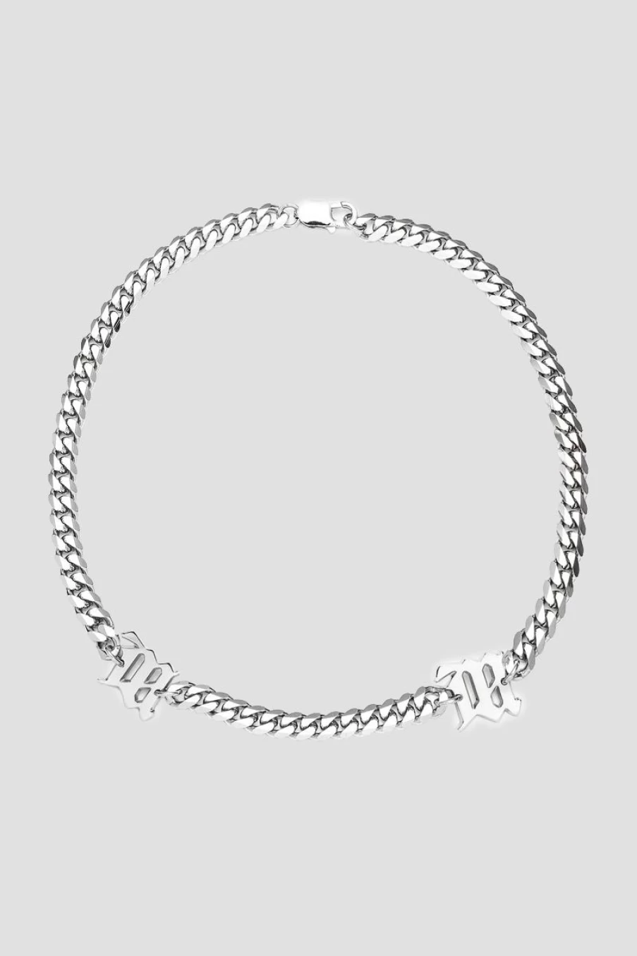 MISBHV Curb Link Choker Silver New