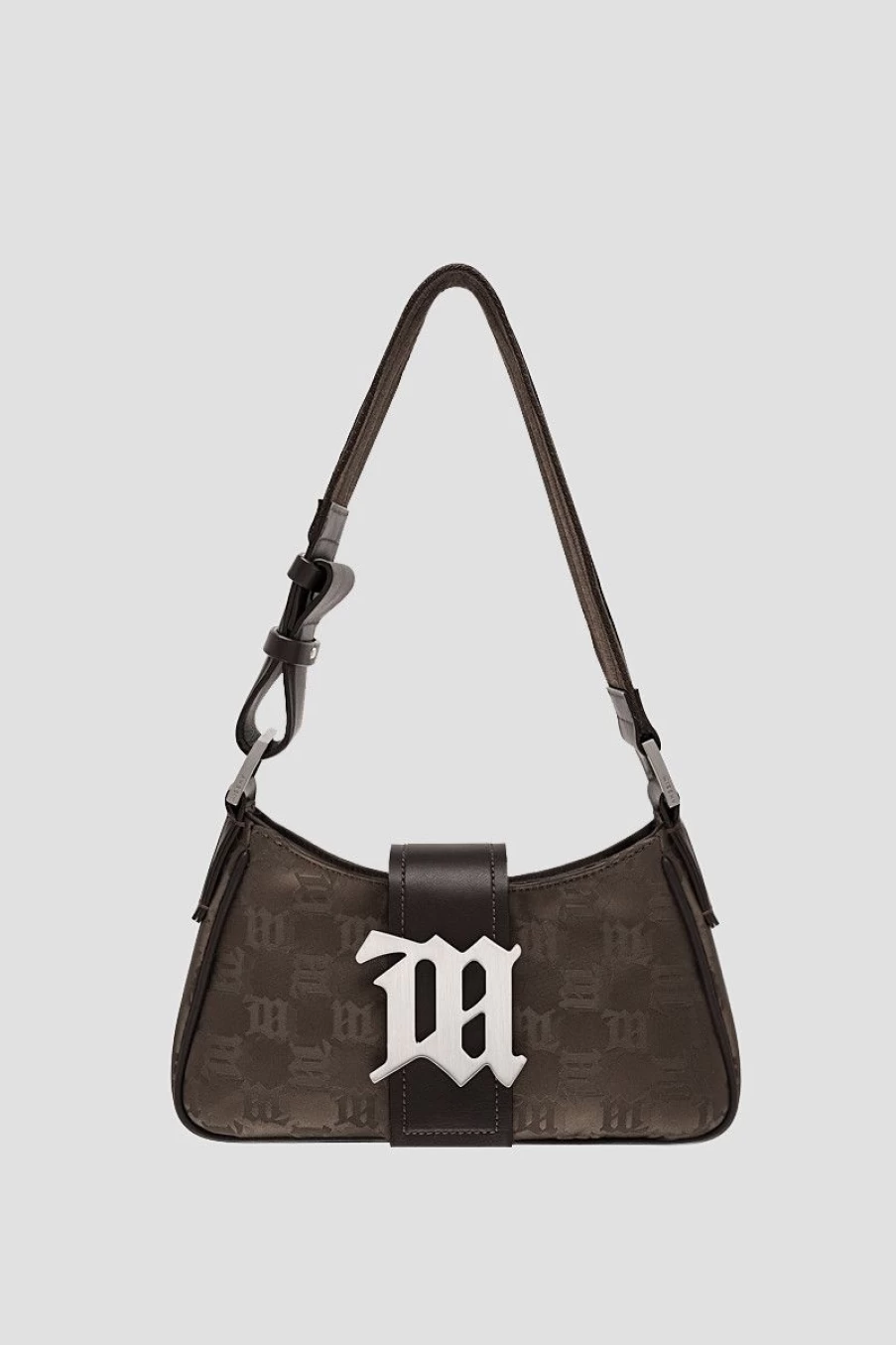 MISBHV Nylon Monogram Shoulder Bag Small Brown Best