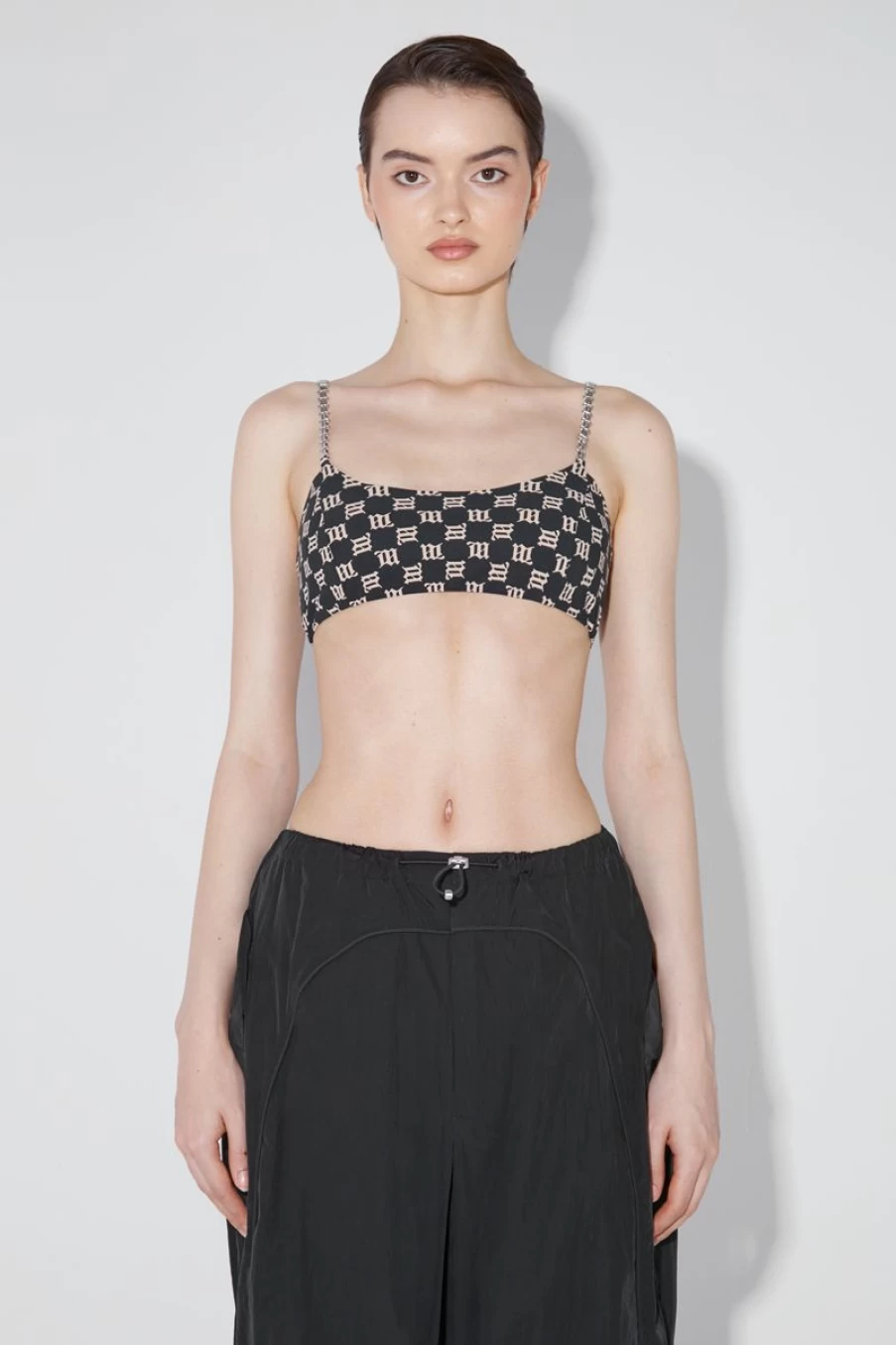 MISBHV Monogram Spaghetti Bralette / Hot