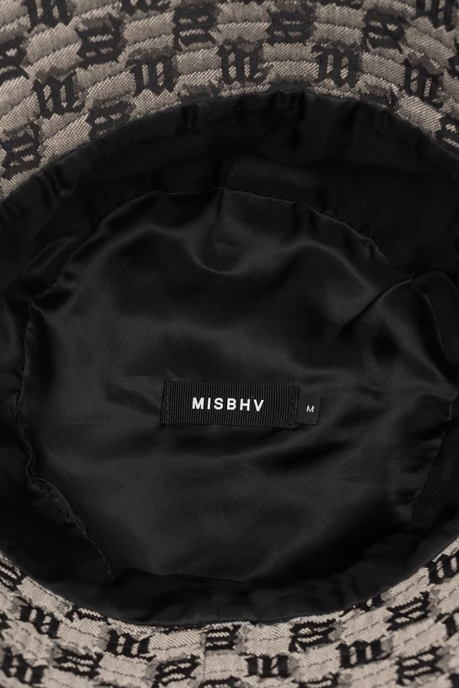 MISBHV Leather-Trimmed Monogram Bucket Hat Multicolor Clearance