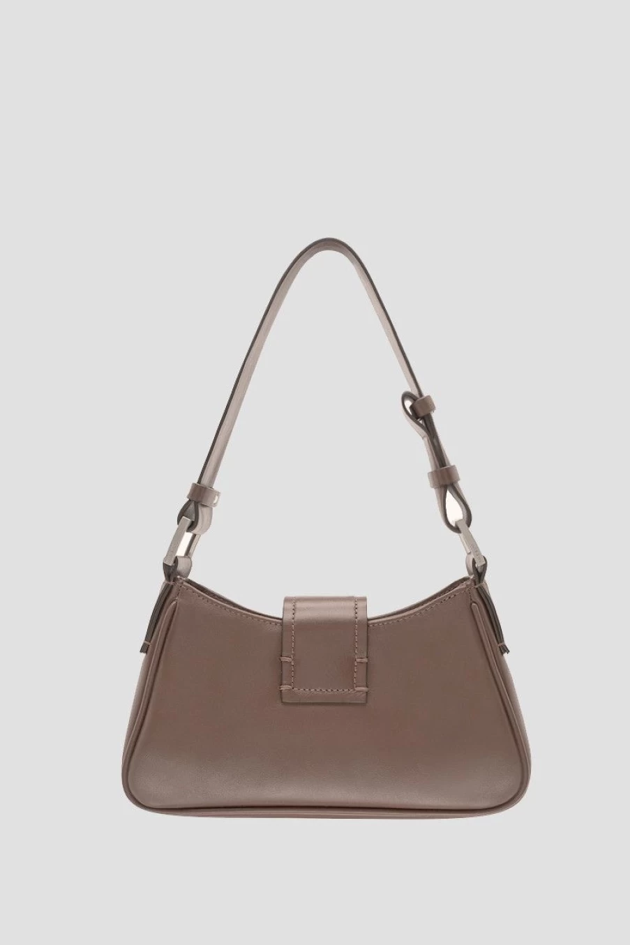 MISBHV Leather Shoulder Bag Small Travertine New