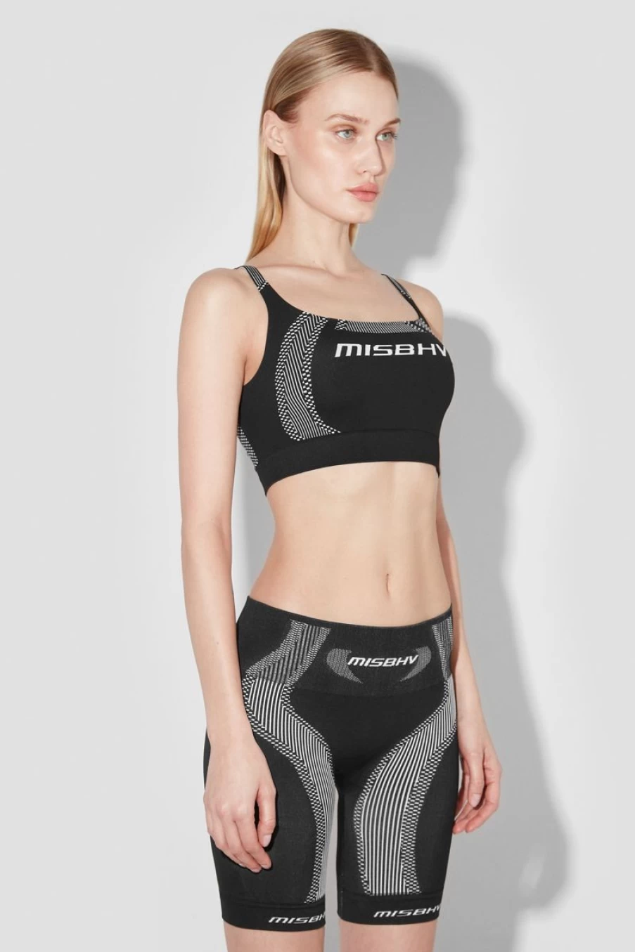MISBHV Sport Bra Top Black/White Wholesale