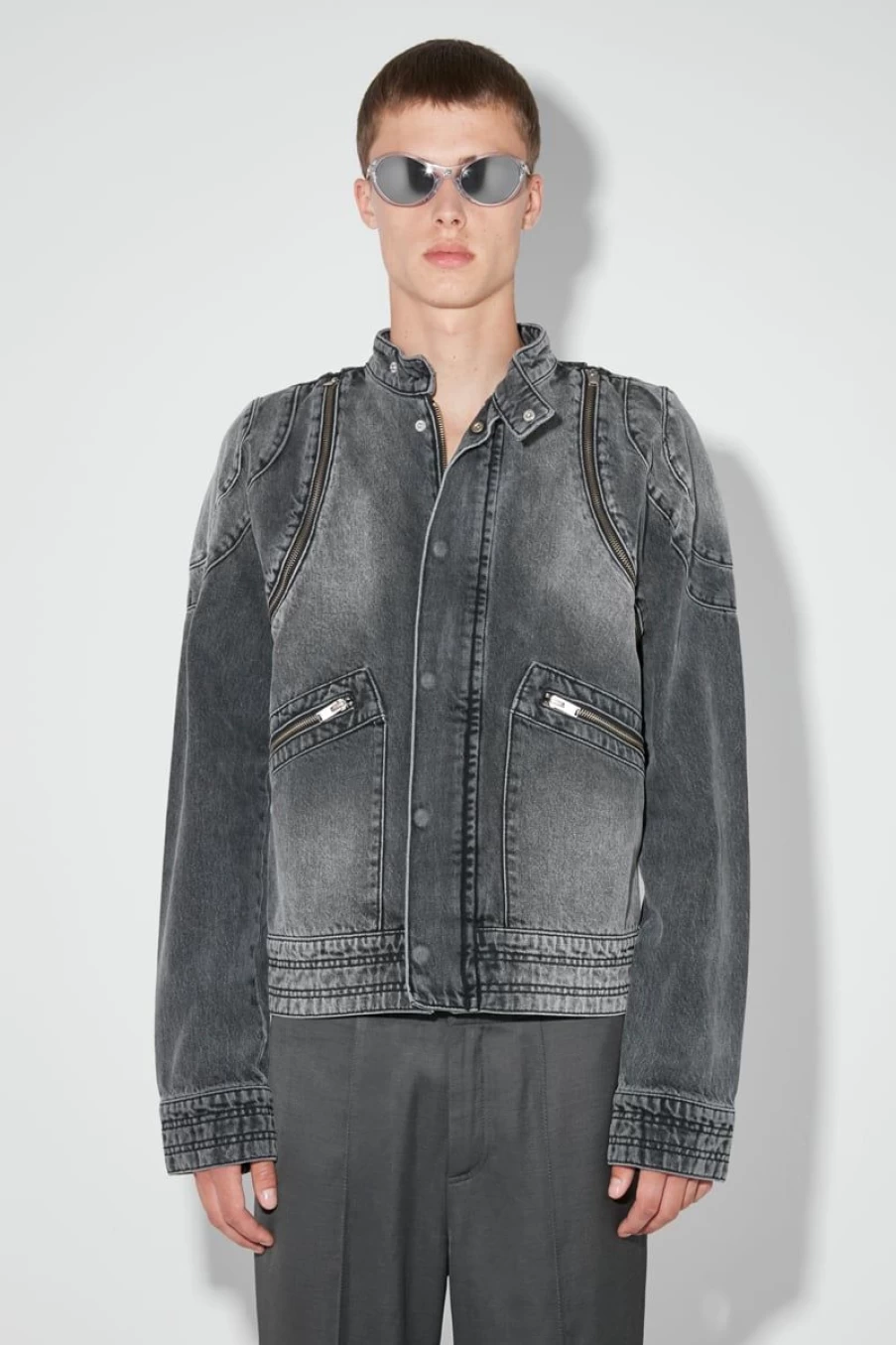 MISBHV Downtown La Denim Moto Jacket Black Best
