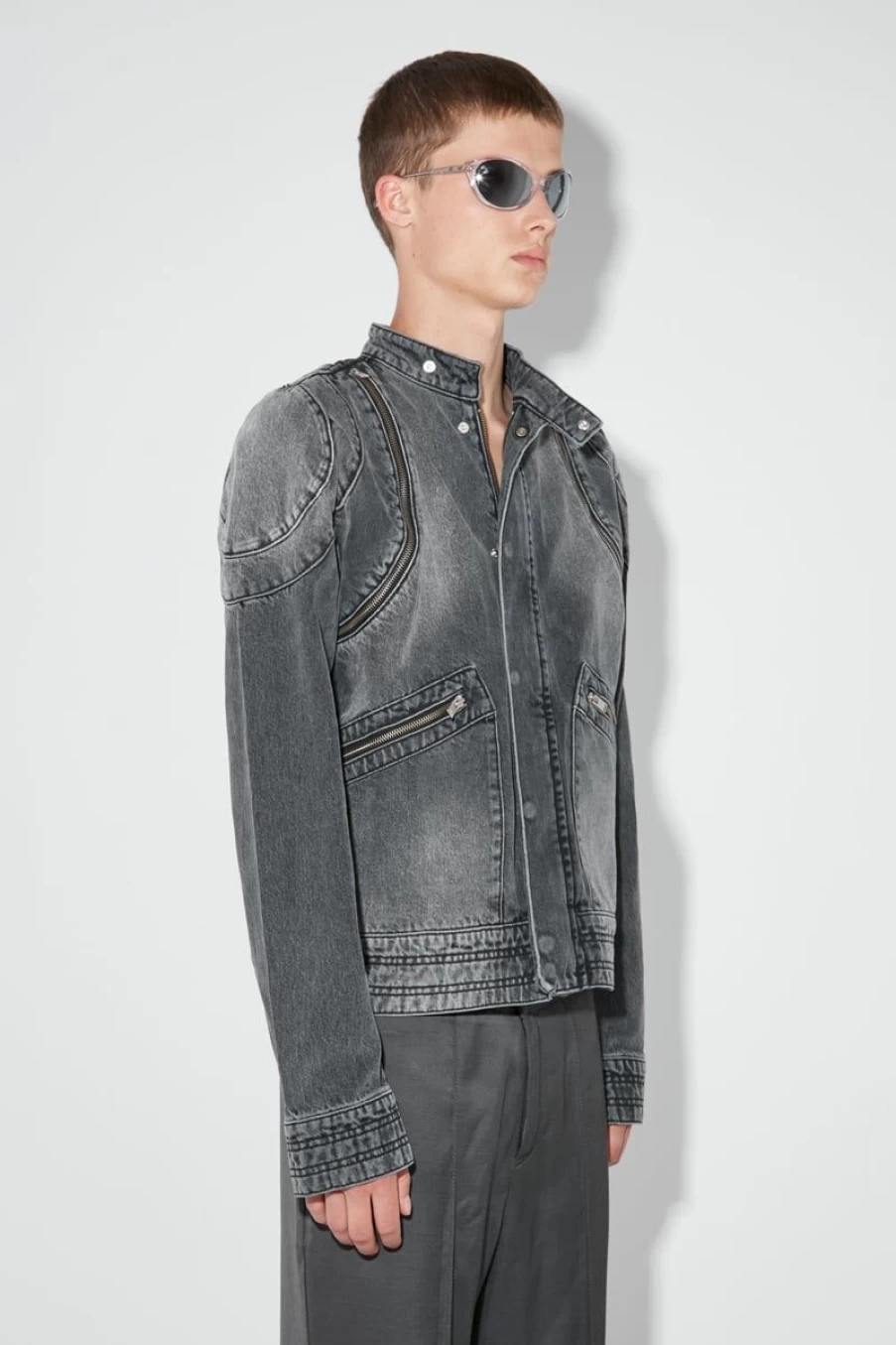 MISBHV Downtown La Denim Moto Jacket Black Best
