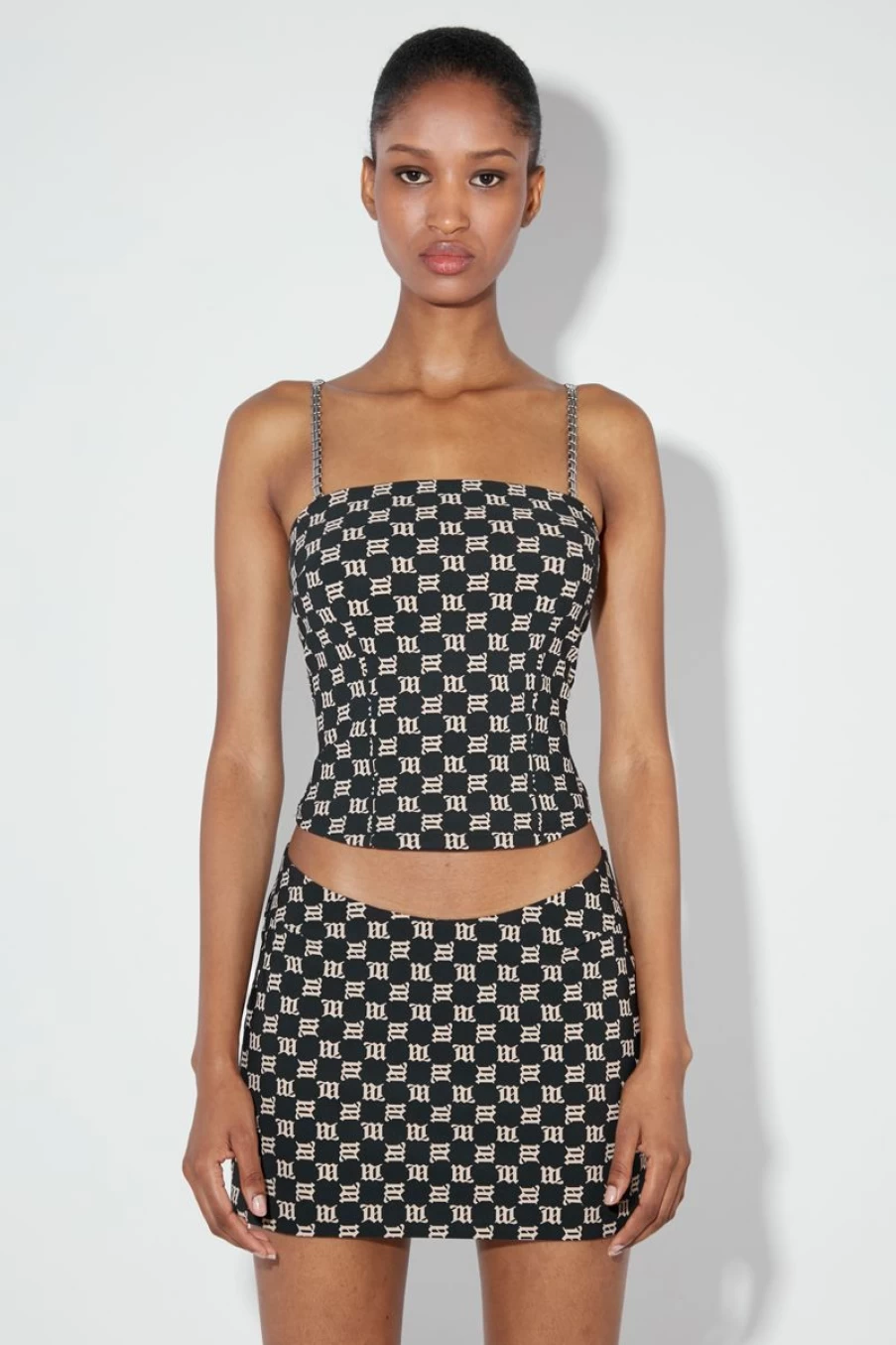 MISBHV Monogram Spaghetti Top Clearance