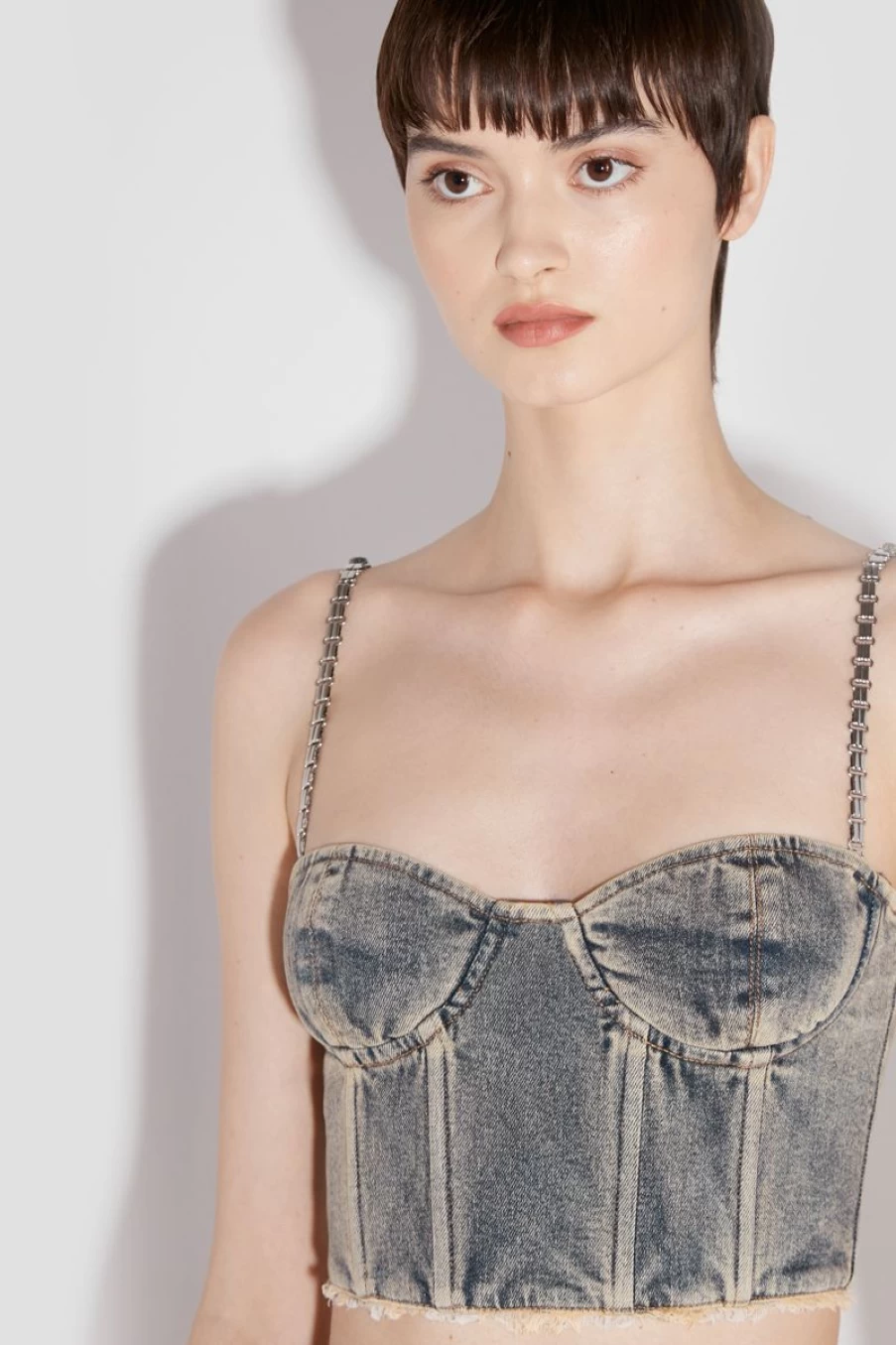 MISBHV Misbhv X Esther Yu Sunset Denim Top Washed Navy Wholesale