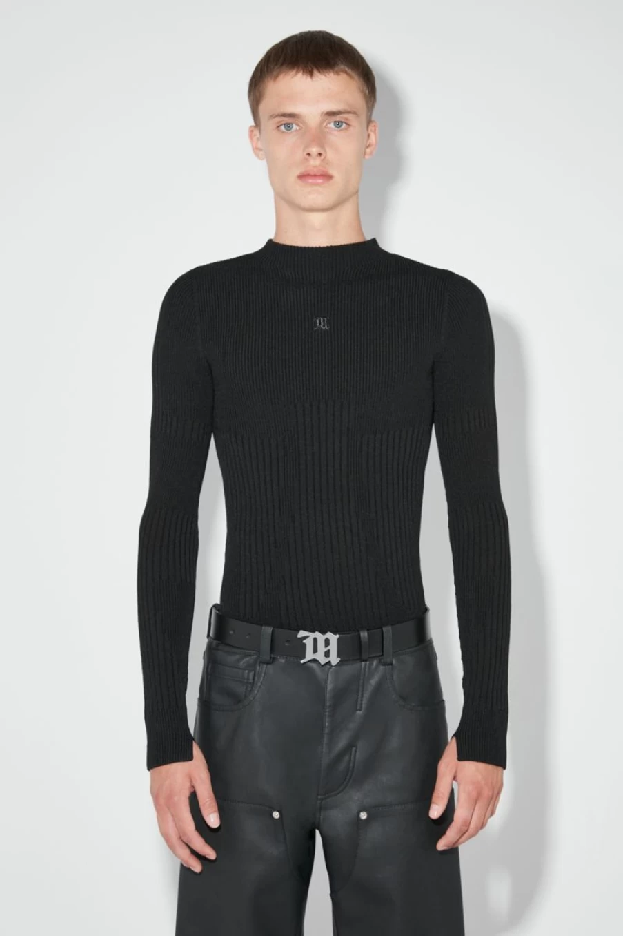 MISBHV Ribbed Longsleeve Mockneck Black Best