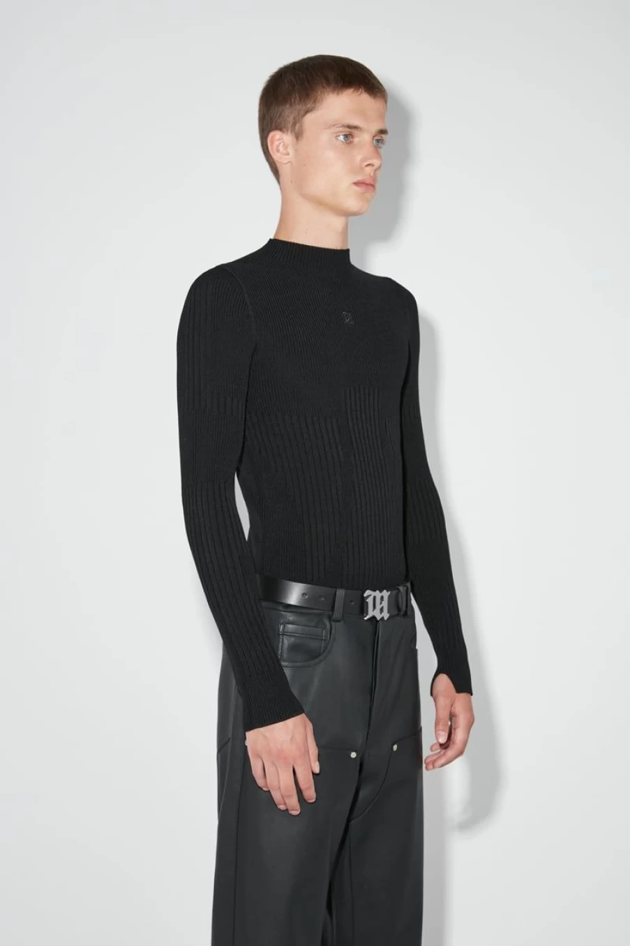 MISBHV Ribbed Longsleeve Mockneck Black Best