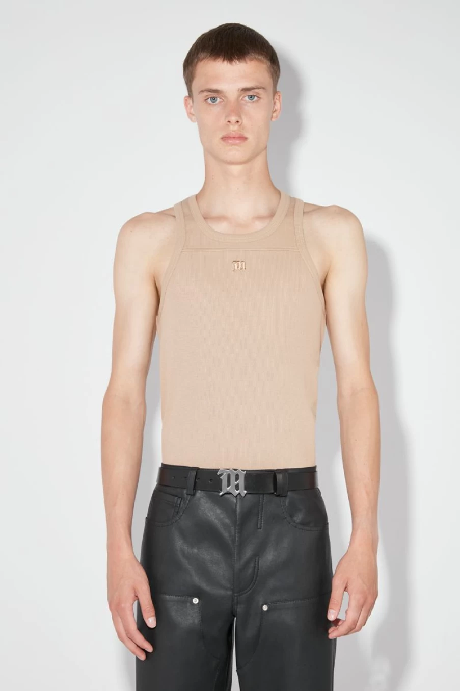 MISBHV The M Tank Top Beige Hot