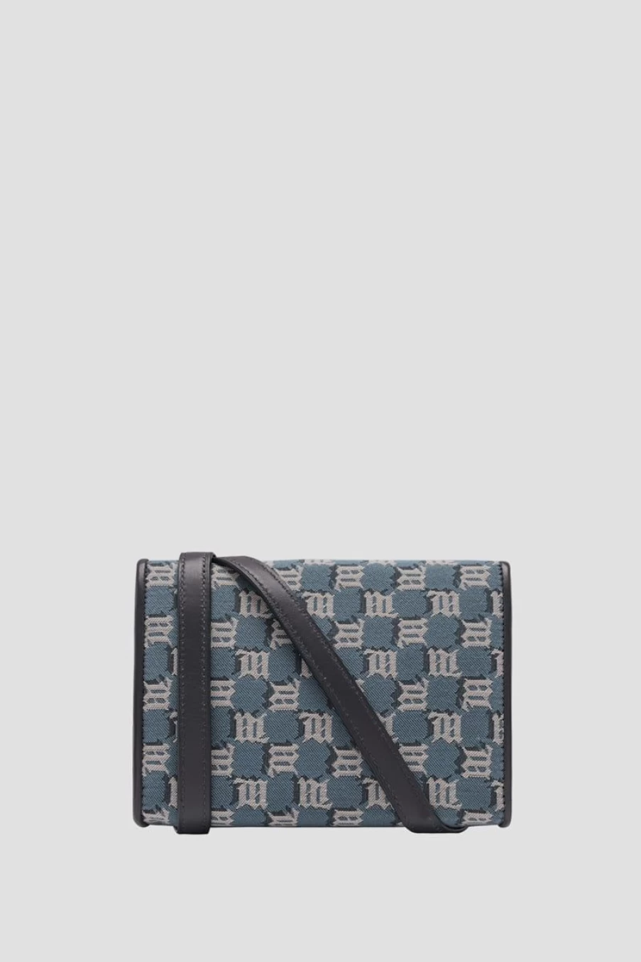 MISBHV Jacquard Monogram Phone Pouch Blue New