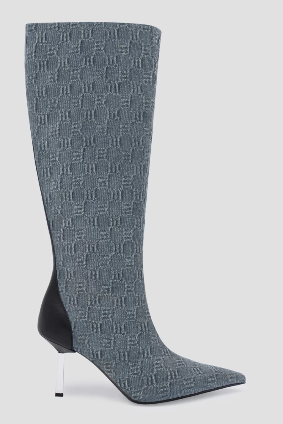 MISBHV Sasha Knee High Boot Washed Denim Wholesale