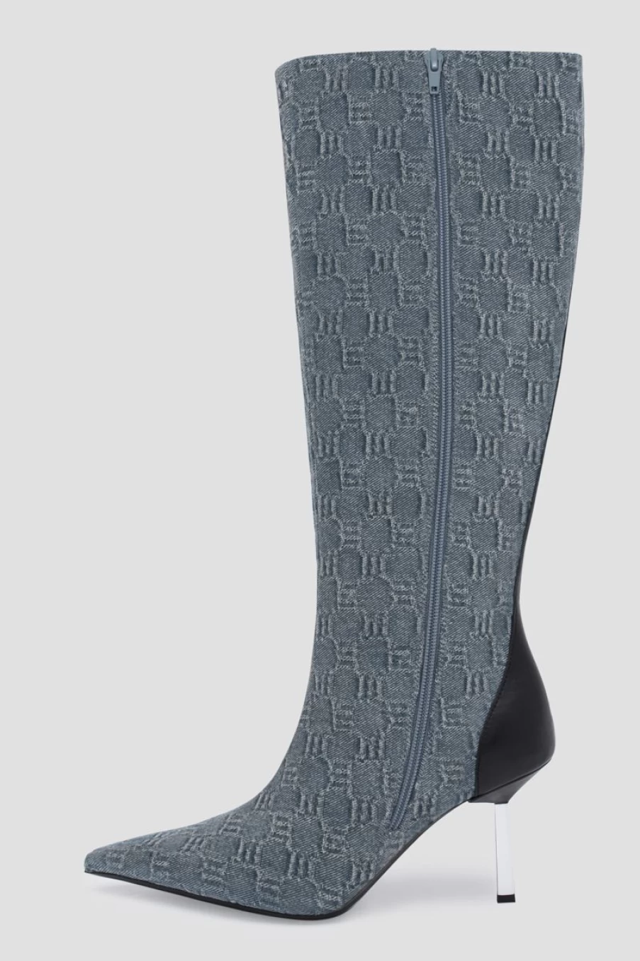 MISBHV Sasha Knee High Boot Washed Denim Wholesale