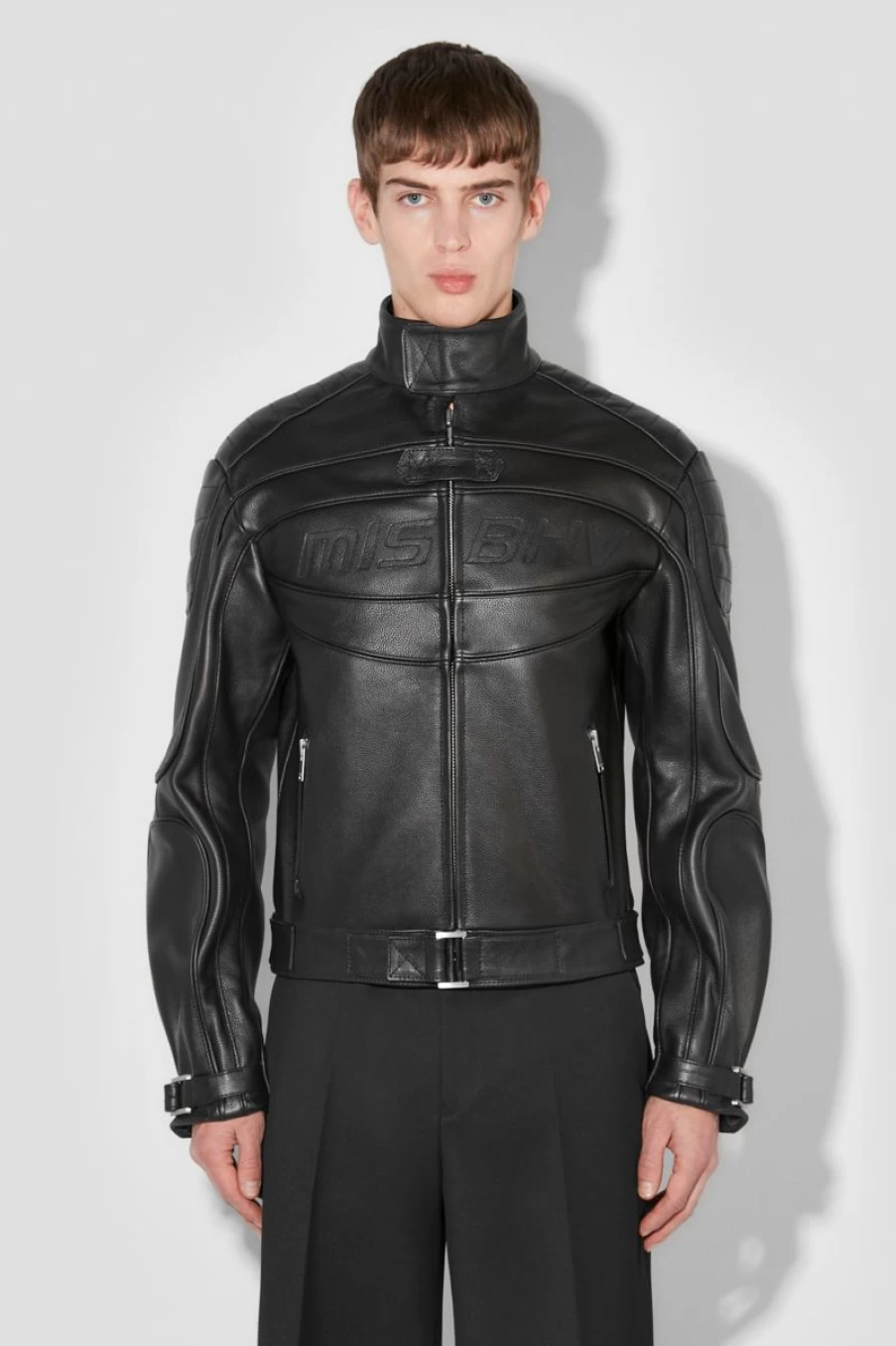 MISBHV Fast Leather Jacket Black Hot