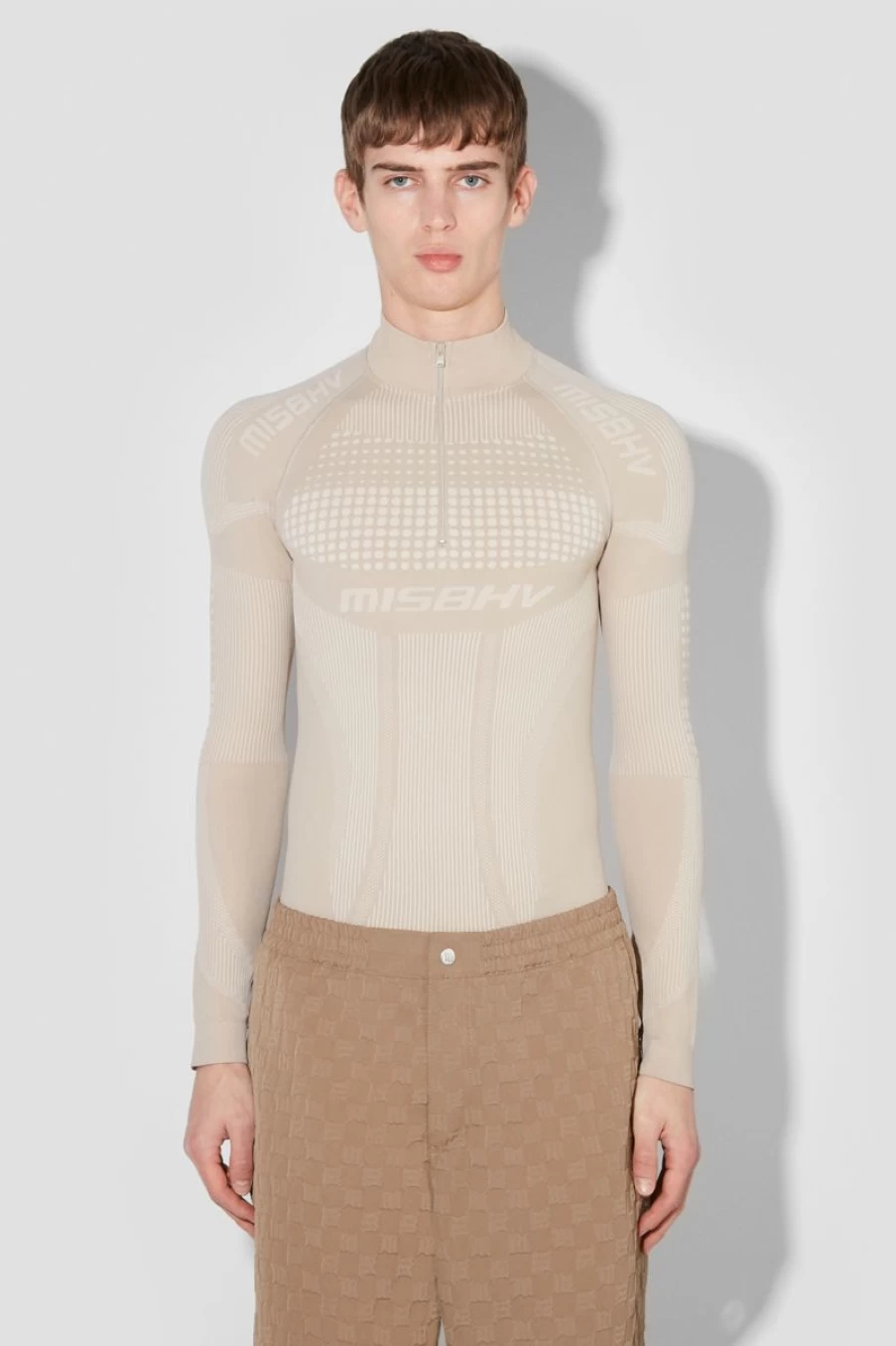 MISBHV Sport Europa Quarter-Zip Longsleeve Beige Best