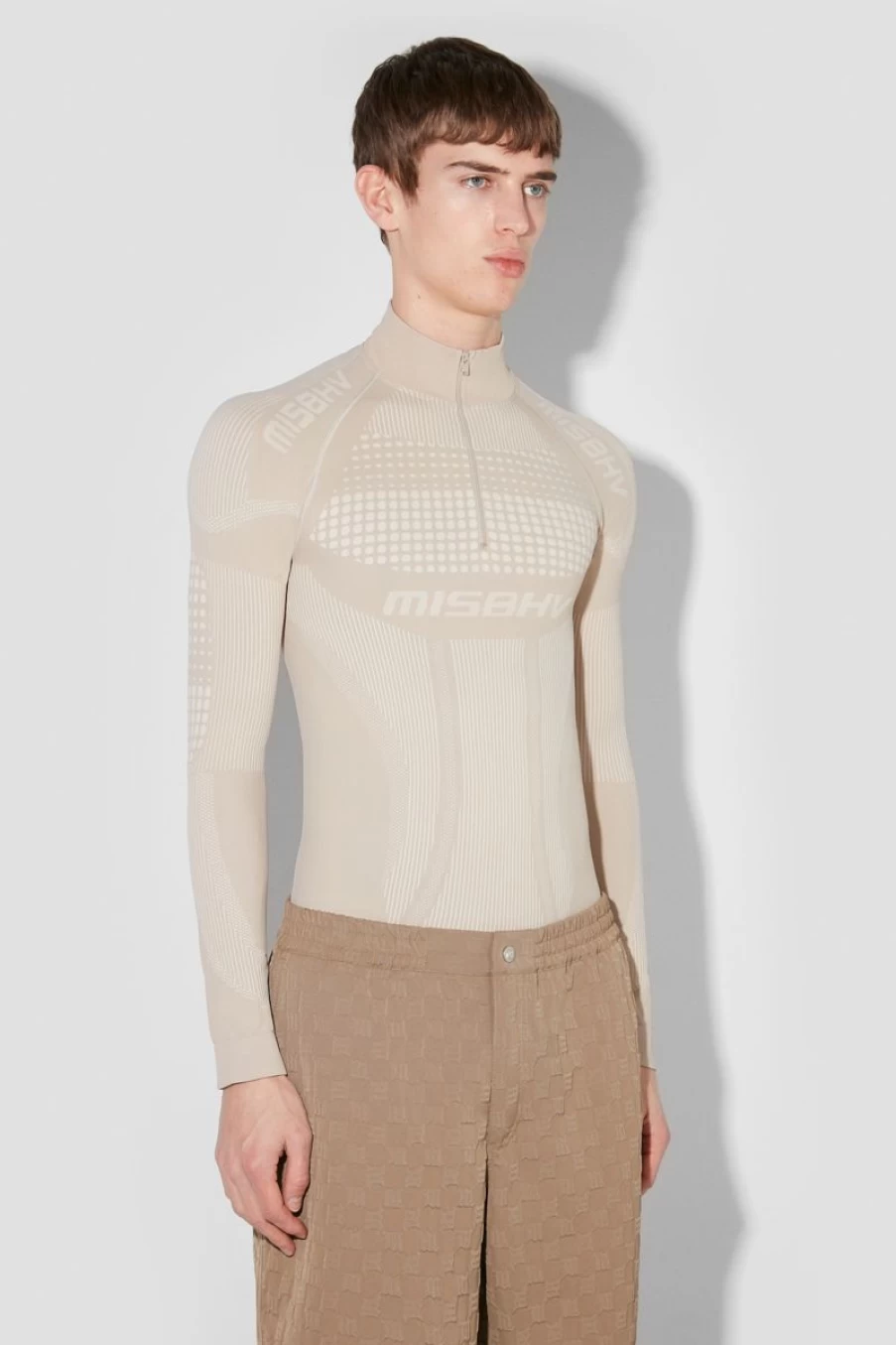 MISBHV Sport Europa Quarter-Zip Longsleeve Beige Best