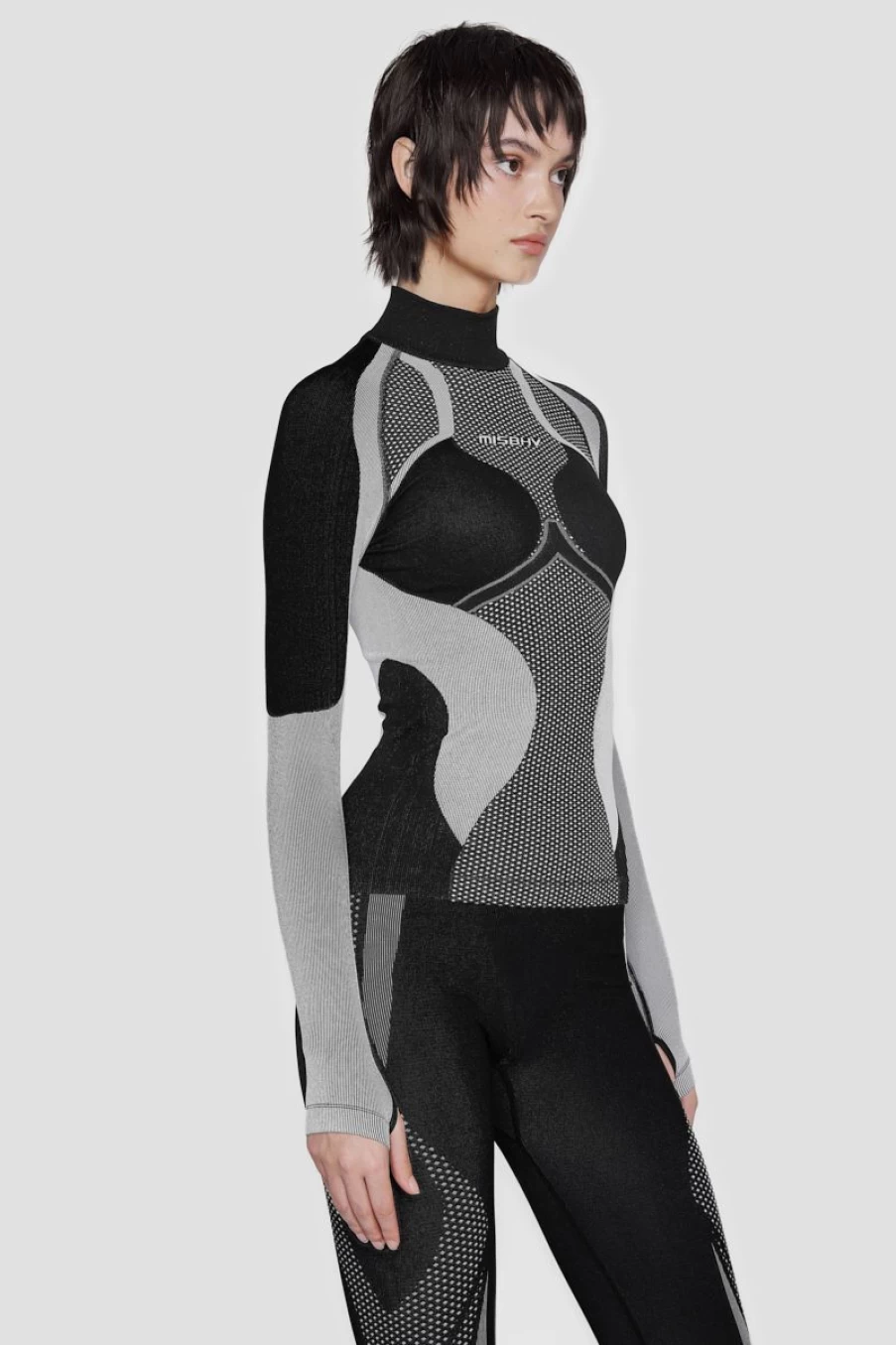 MISBHV Performa Longsleeve Black/White Hot