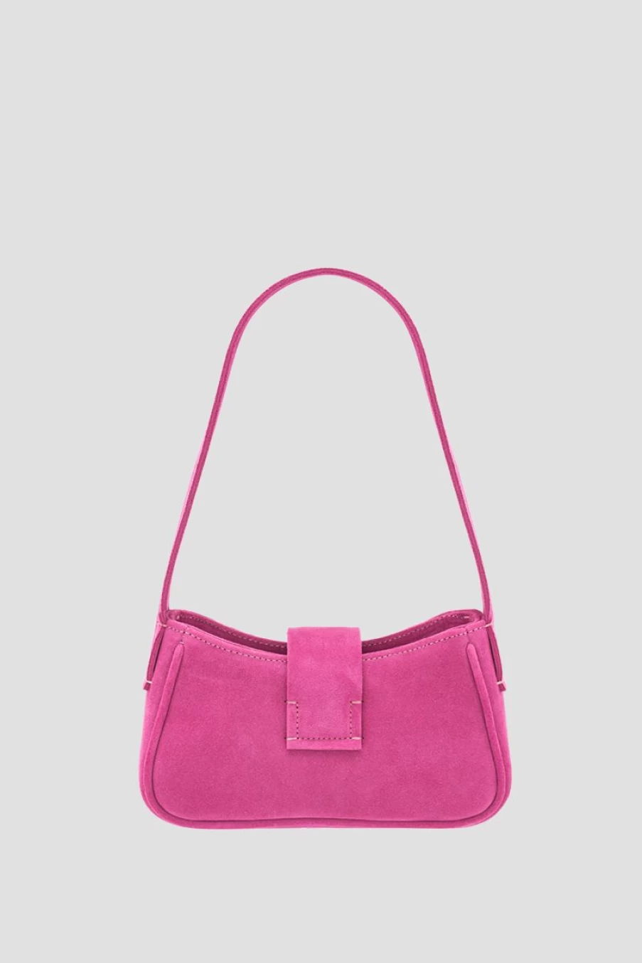 MISBHV Suede Shoulder Bag Mini Fuchsia Online