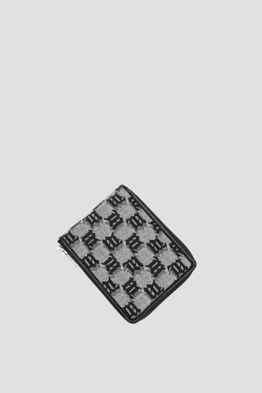 MISBHV Jacquard Monogram Zipped Wallet Multicolor Clearance