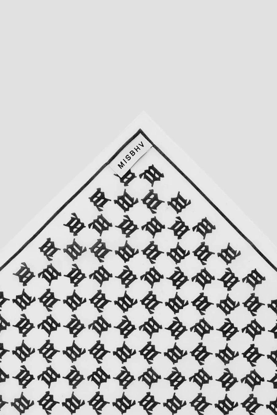 MISBHV Monogram Bandana White Best