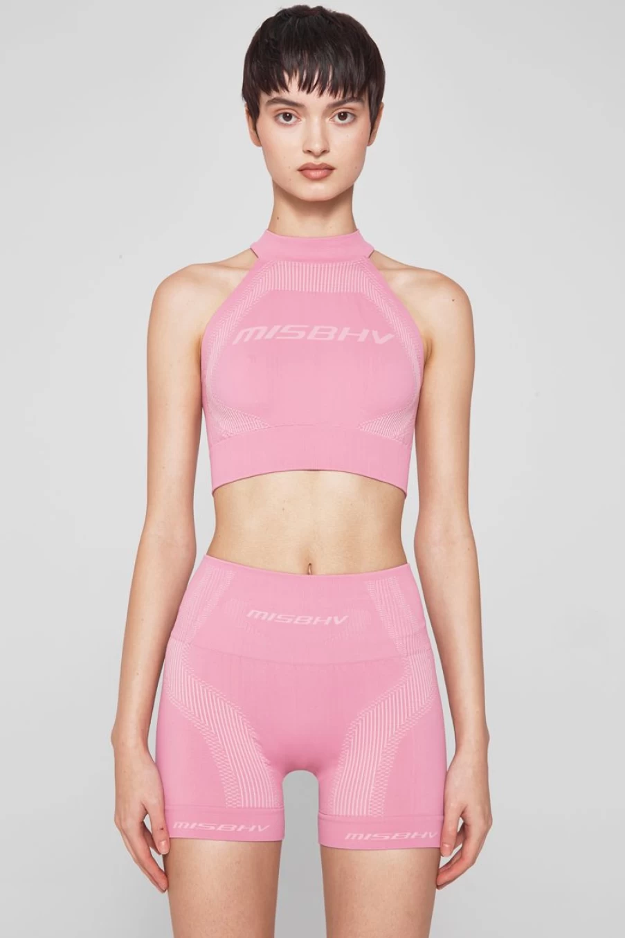 MISBHV Sport Halter Bra Bubblegum Online