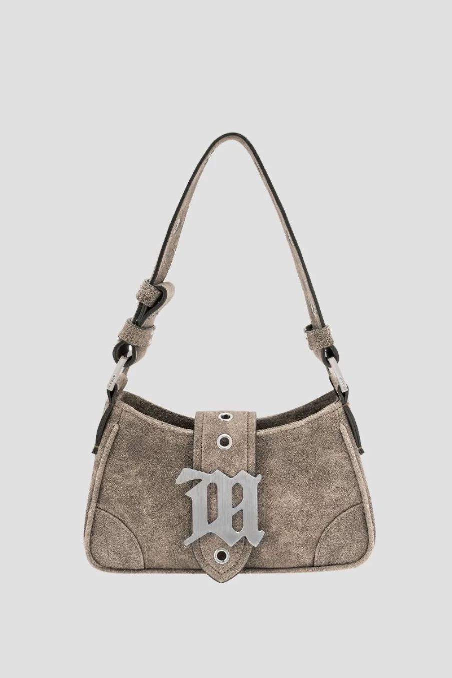 MISBHV Cracked Leather Small Shoulder Bag New