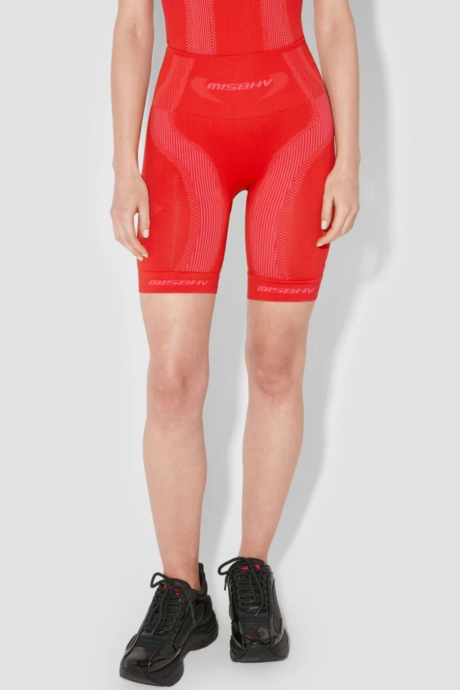 MISBHV Sport Biker Shorts Coral Red Wholesale