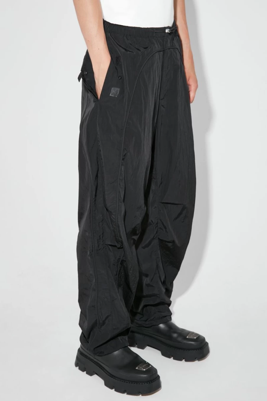 MISBHV Parachute Trousers Black New