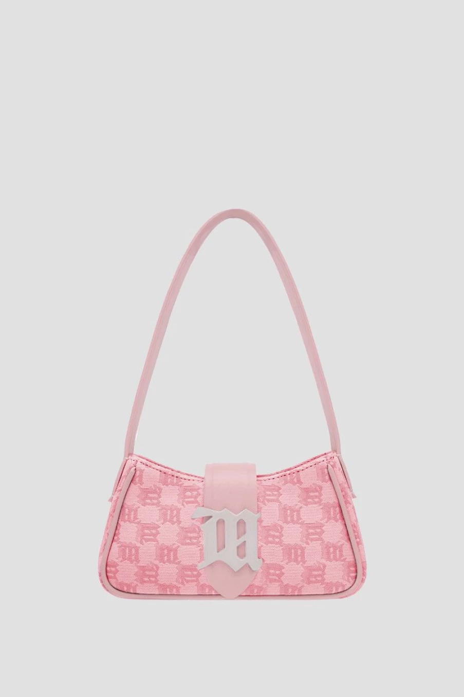 MISBHV Jacquard Monogram Shoulder Bag Mini Bubblegum New