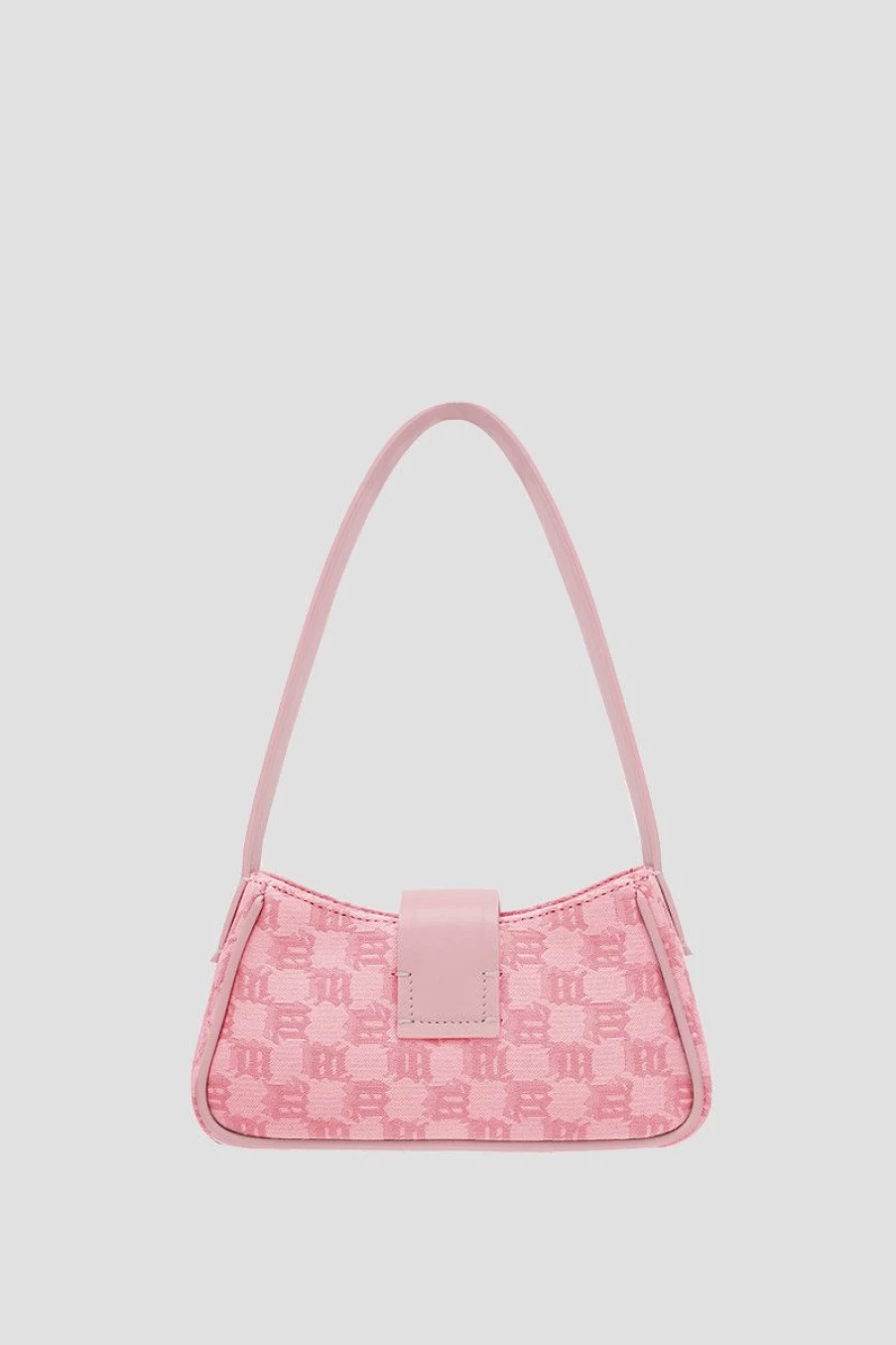 MISBHV Jacquard Monogram Shoulder Bag Mini Bubblegum New