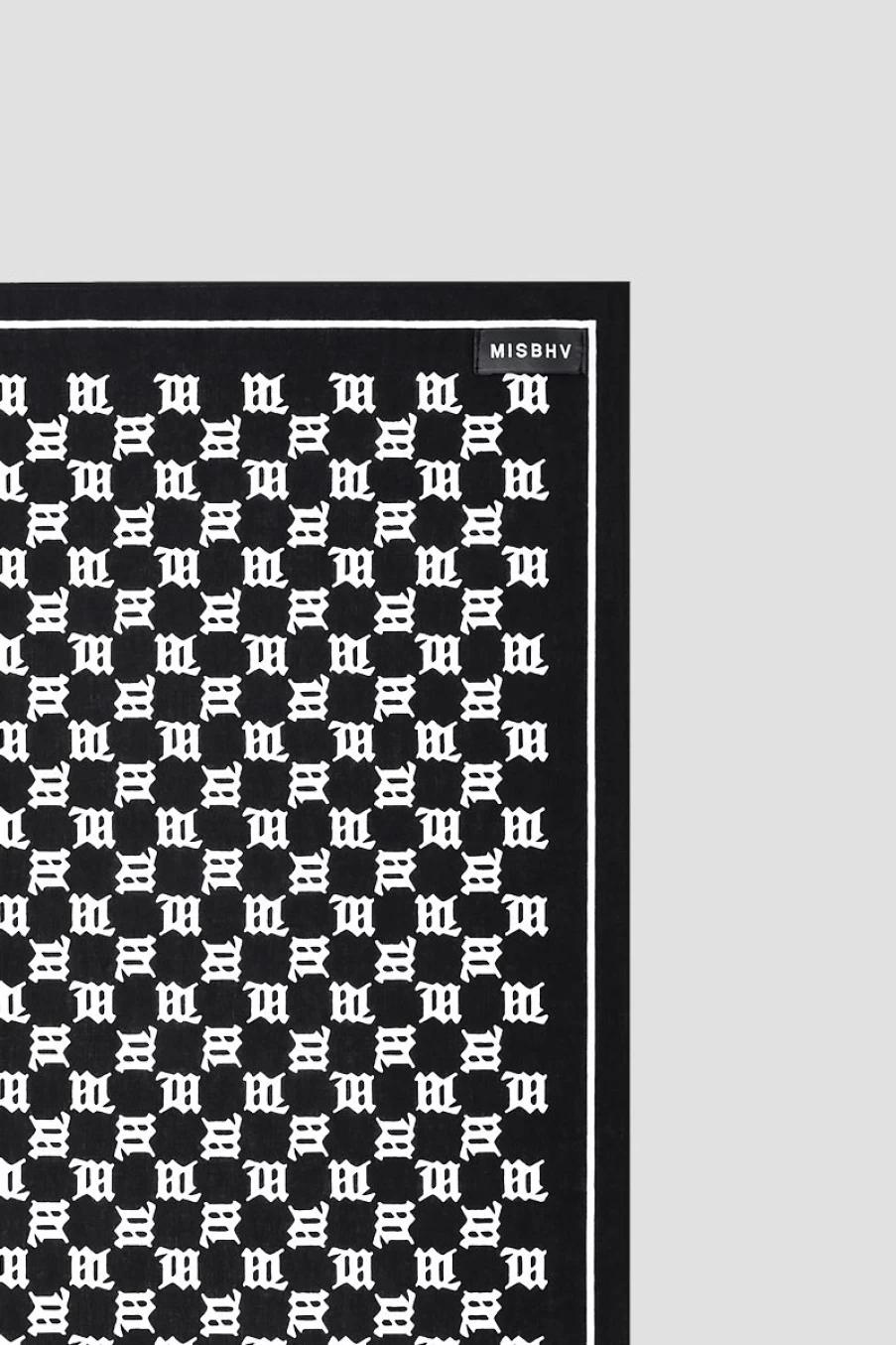MISBHV Monogram Bandana Black Wholesale